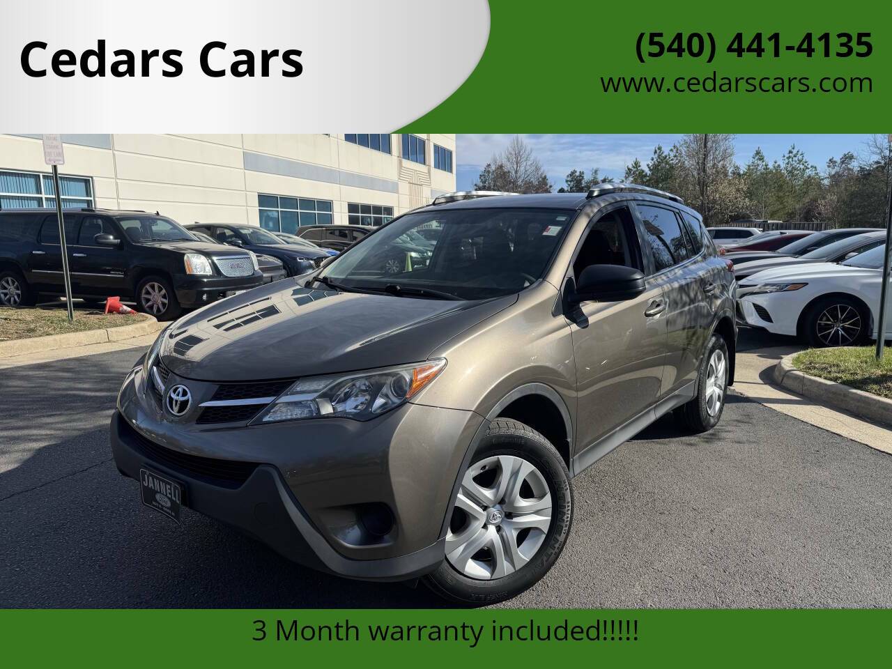 2015 Toyota RAV4 LE — SUV — 96,450 mi — Chantilly, VA