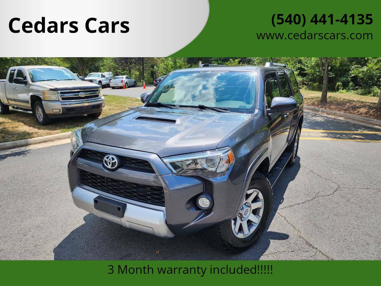 2016 Toyota 4Runner Trail Premium — SUV — 154,300 mi — Chantilly, VA