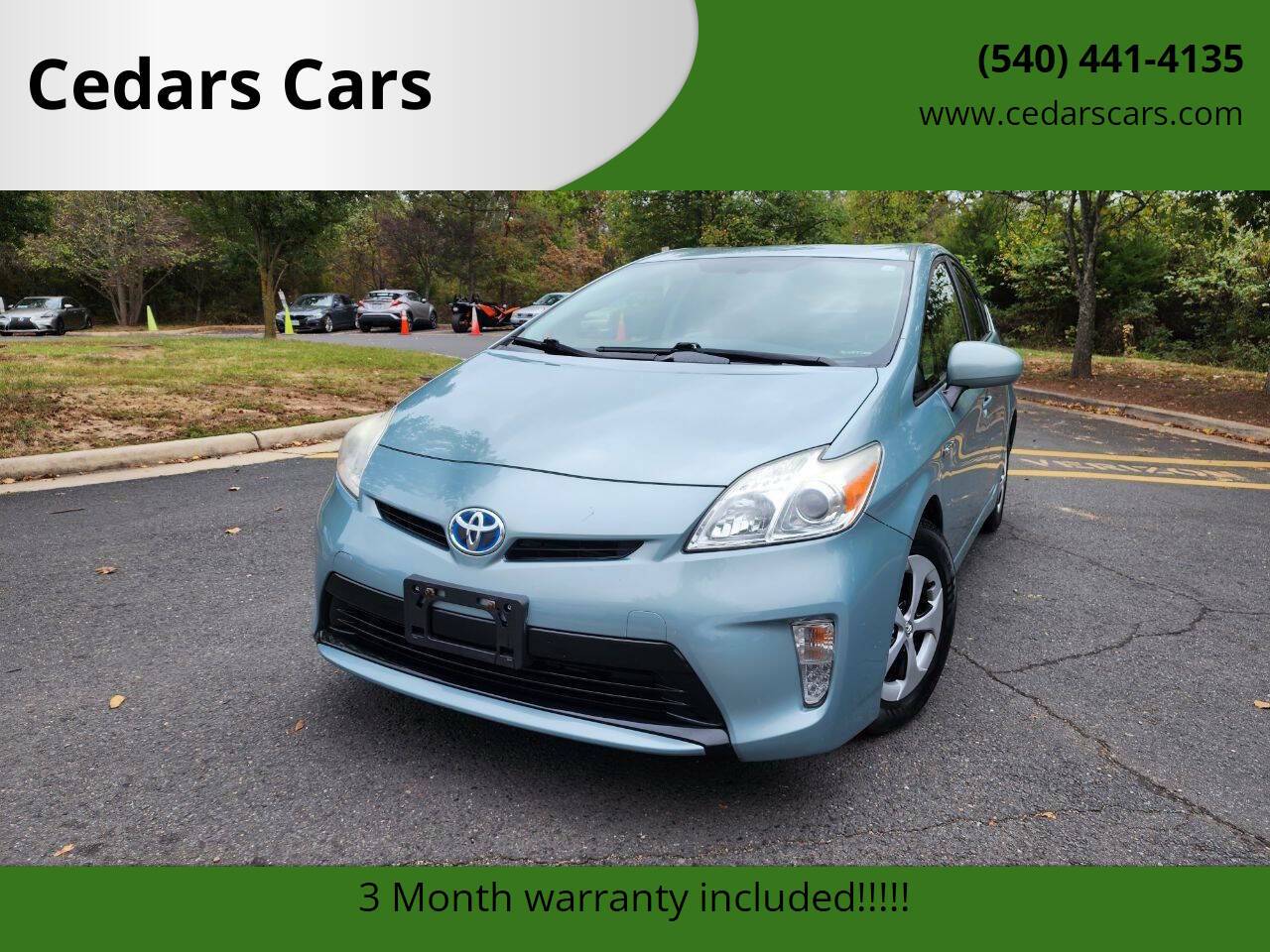 2012 Toyota Prius Two — Sedan — 72,496 mi — Chantilly, VA