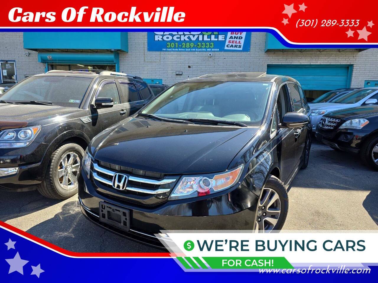 2014 Honda Odyssey Touring — Minivan — 140,332 mi — Rockville, MD