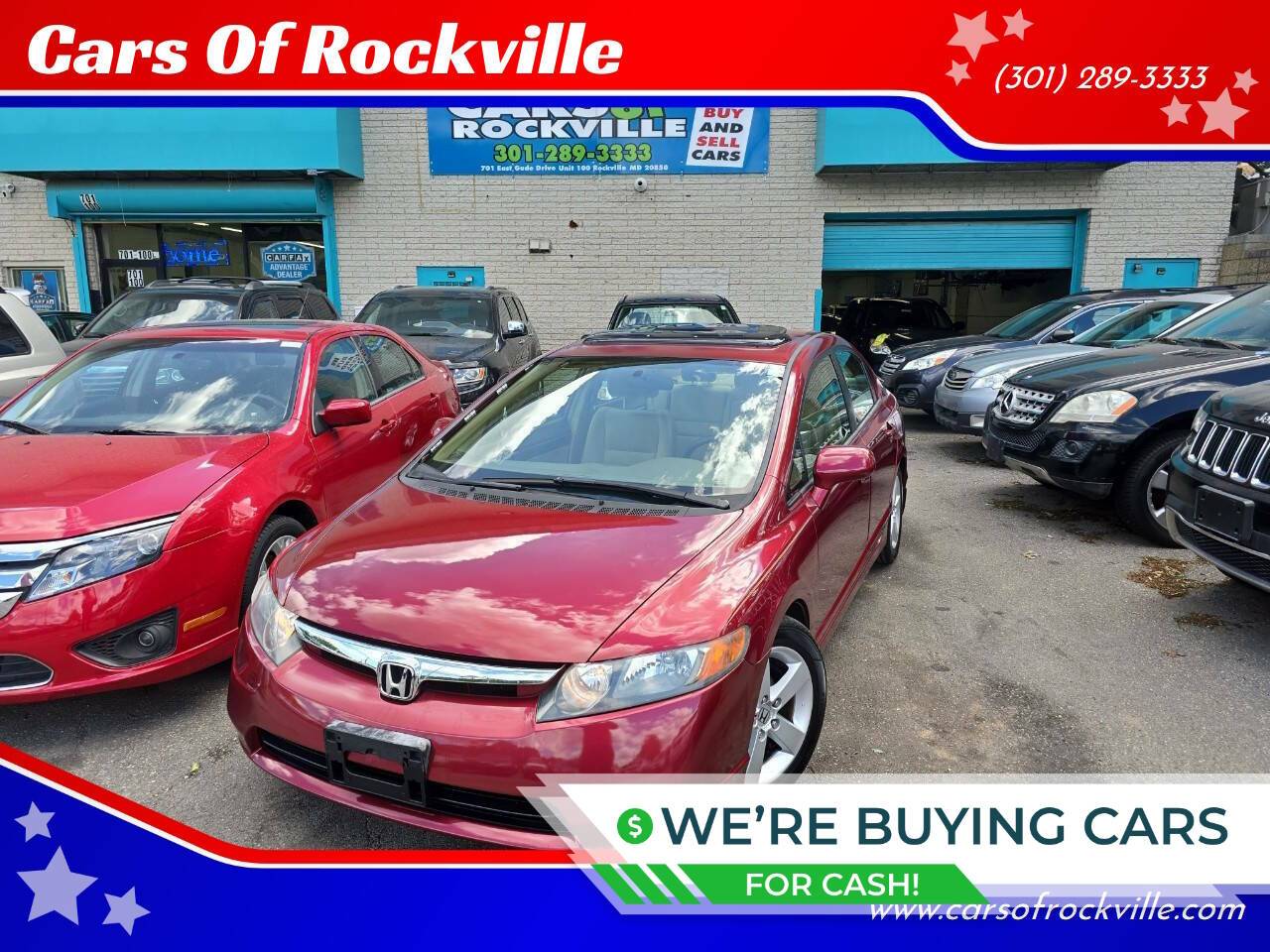2007 Honda Civic EX — Sedan — 126,601 mi — Rockville, MD