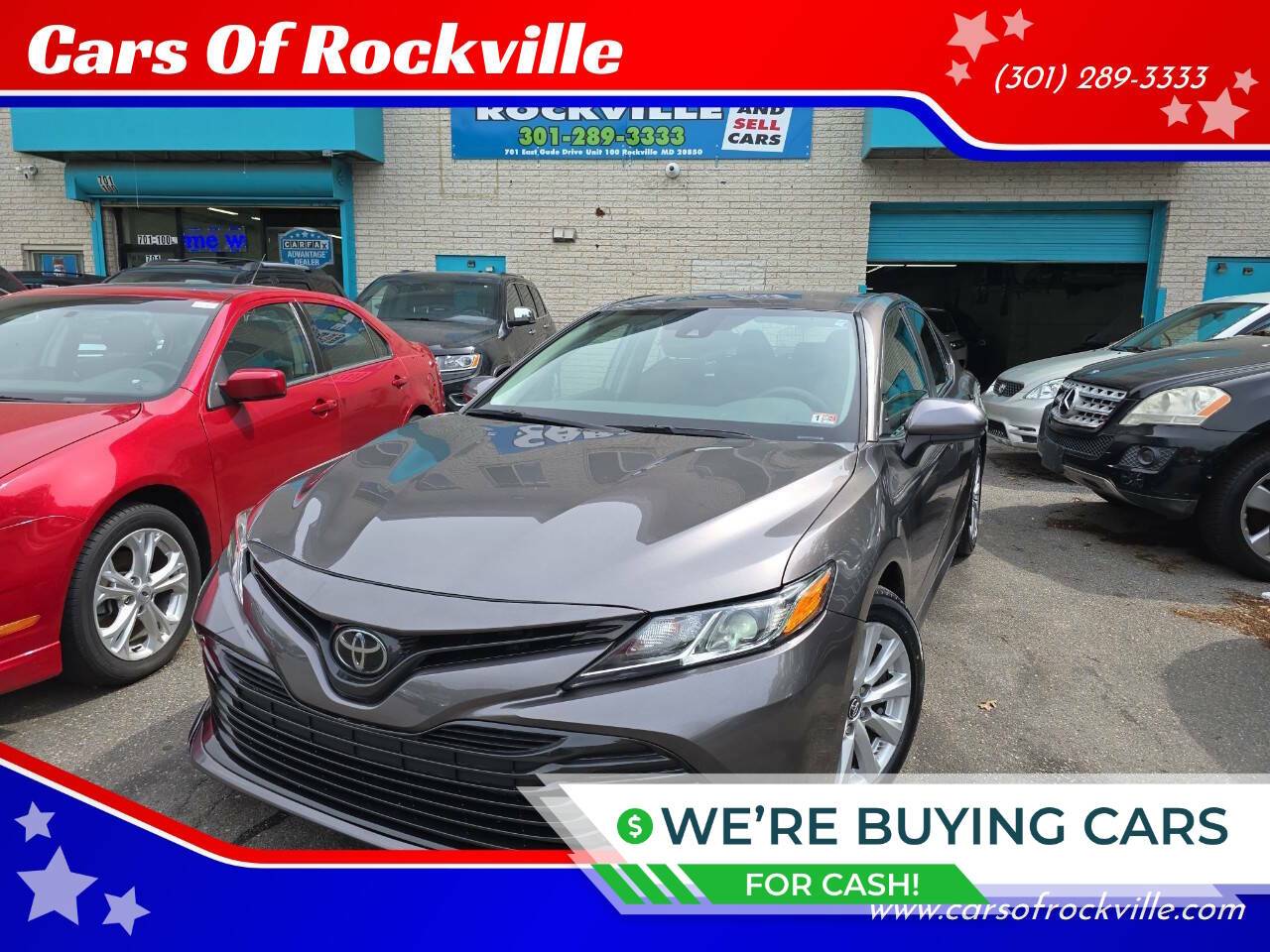 2020 Toyota Camry LE — Sedan — 131,255 mi — Rockville, MD