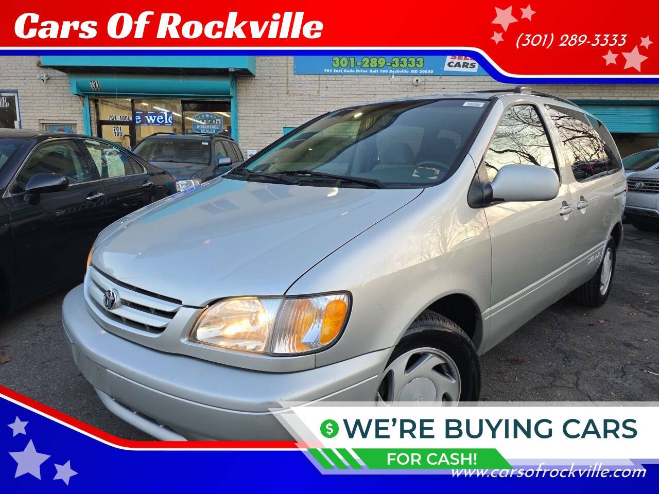 2003 Toyota Sienna XLE — Minivan — 143,446 mi — Rockville, MD
