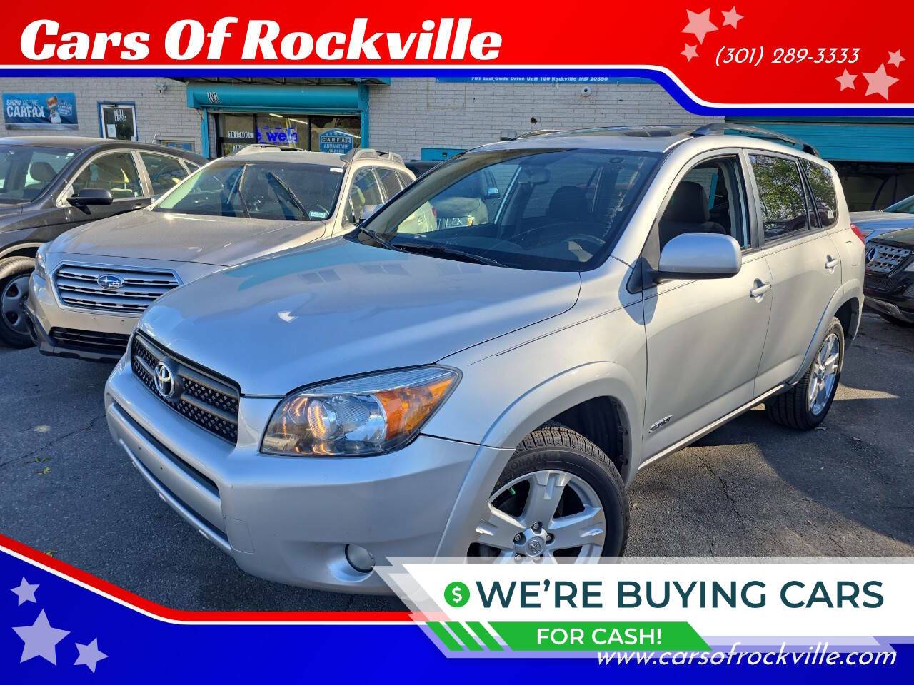 2008 Toyota RAV4 Sport — SUV — 124,740 mi — Rockville, MD