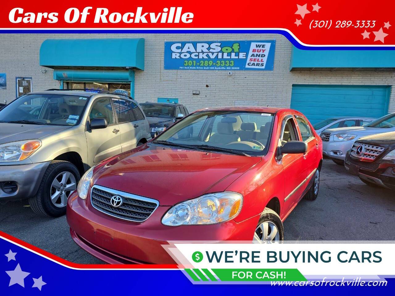2008 Toyota Corolla CE — Sedan — 140,116 mi — Rockville, MD