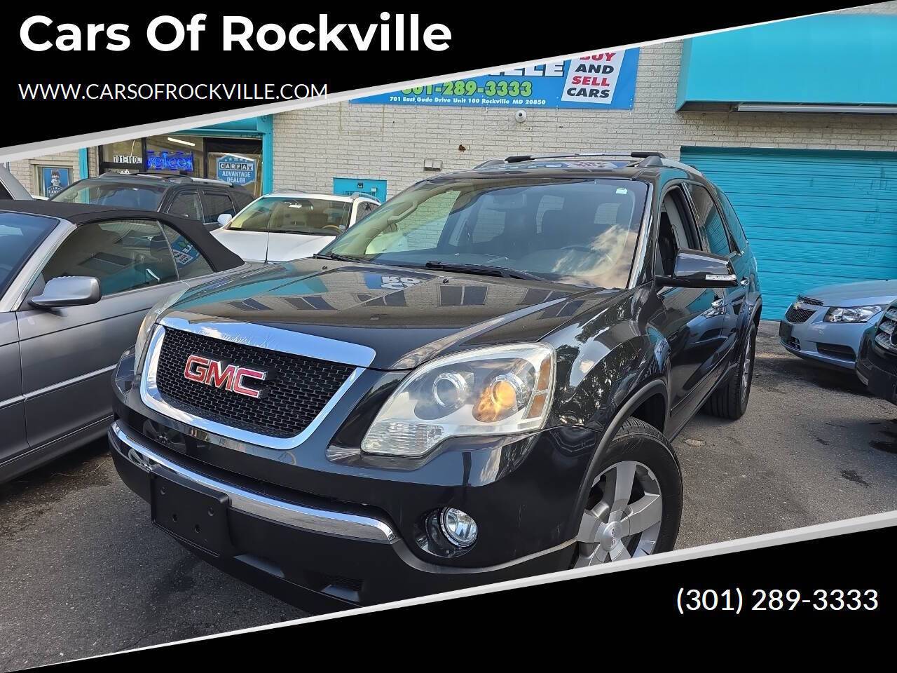 2012 GMC Acadia SLT — SUV — 129,873 mi — Rockville, MD