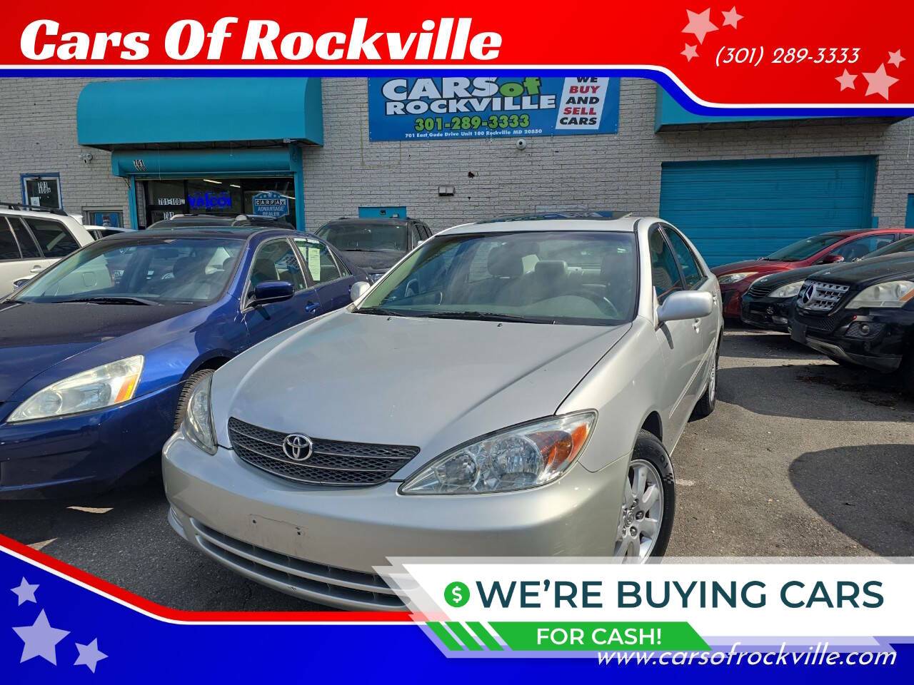 2002 Toyota Camry XLE V6 — Sedan — 143,230 mi — Rockville, MD