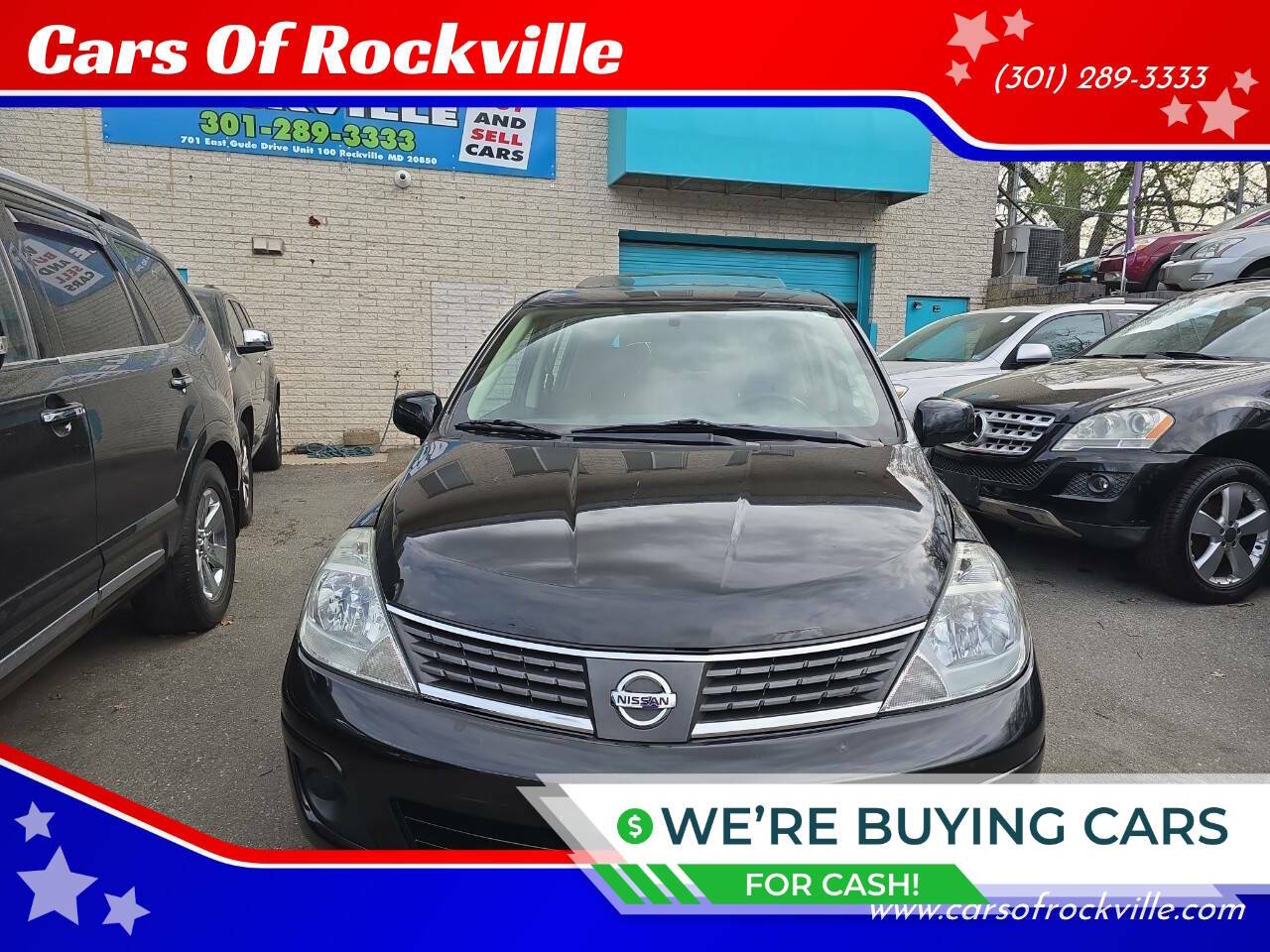 2009 Nissan Versa 1.8 SL — Hatchback — 62,101 mi — Rockville, MD