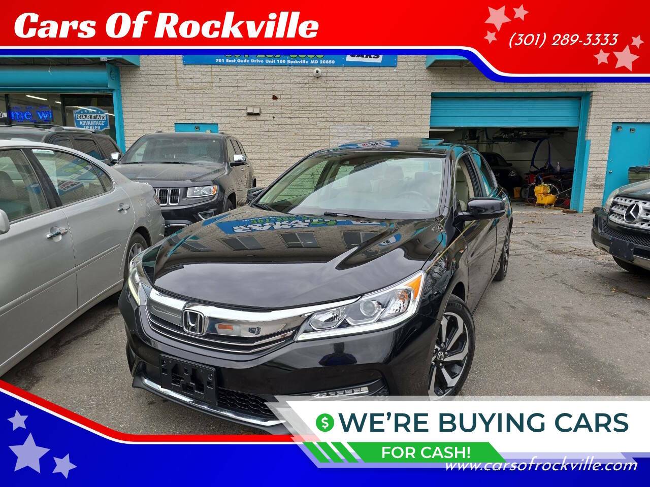 2016 Honda Accord EX-L — Sedan — 143,823 mi — Rockville, MD