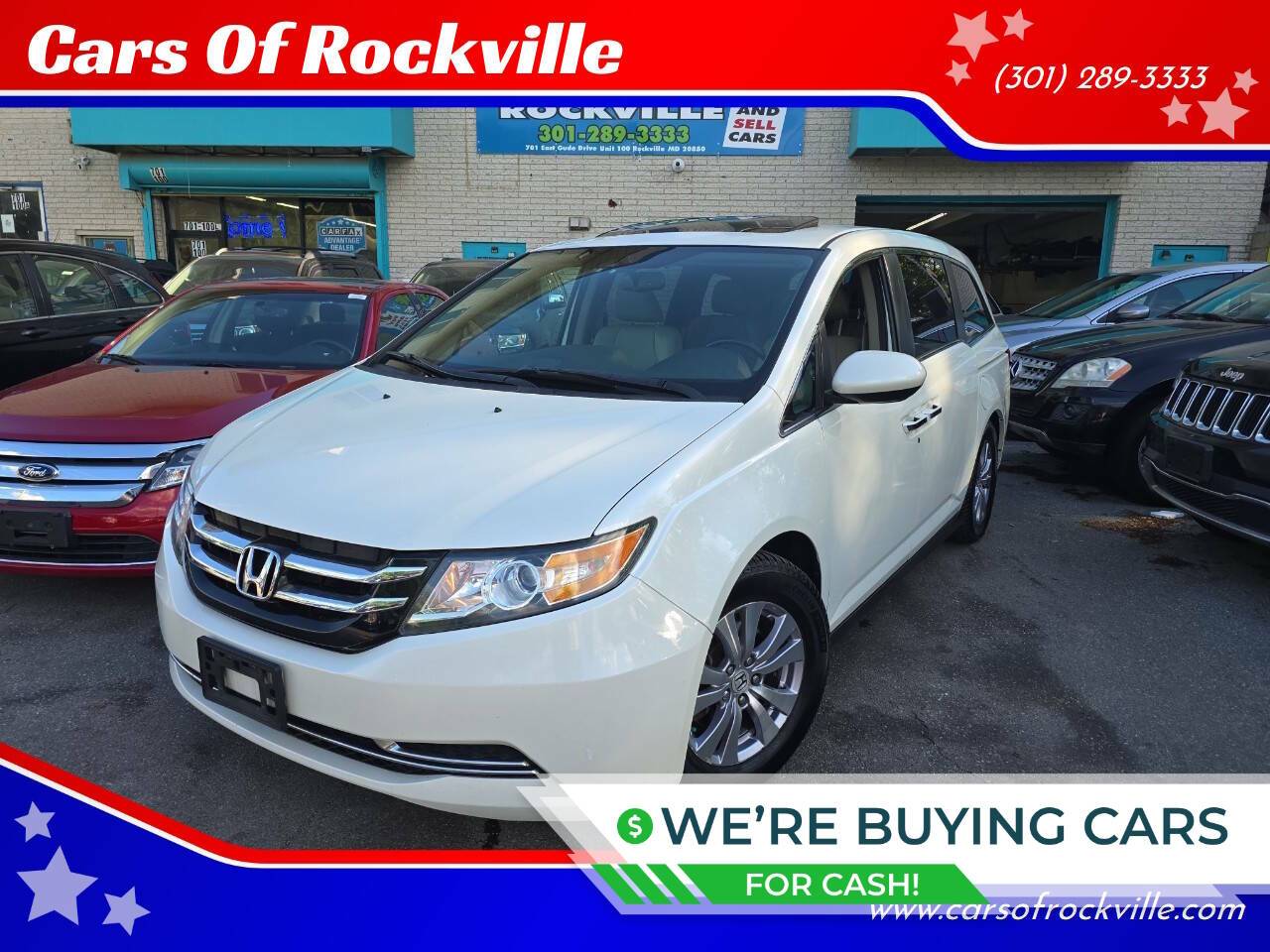 2014 Honda Odyssey EX-L — Minivan — 168,830 mi — Rockville, MD