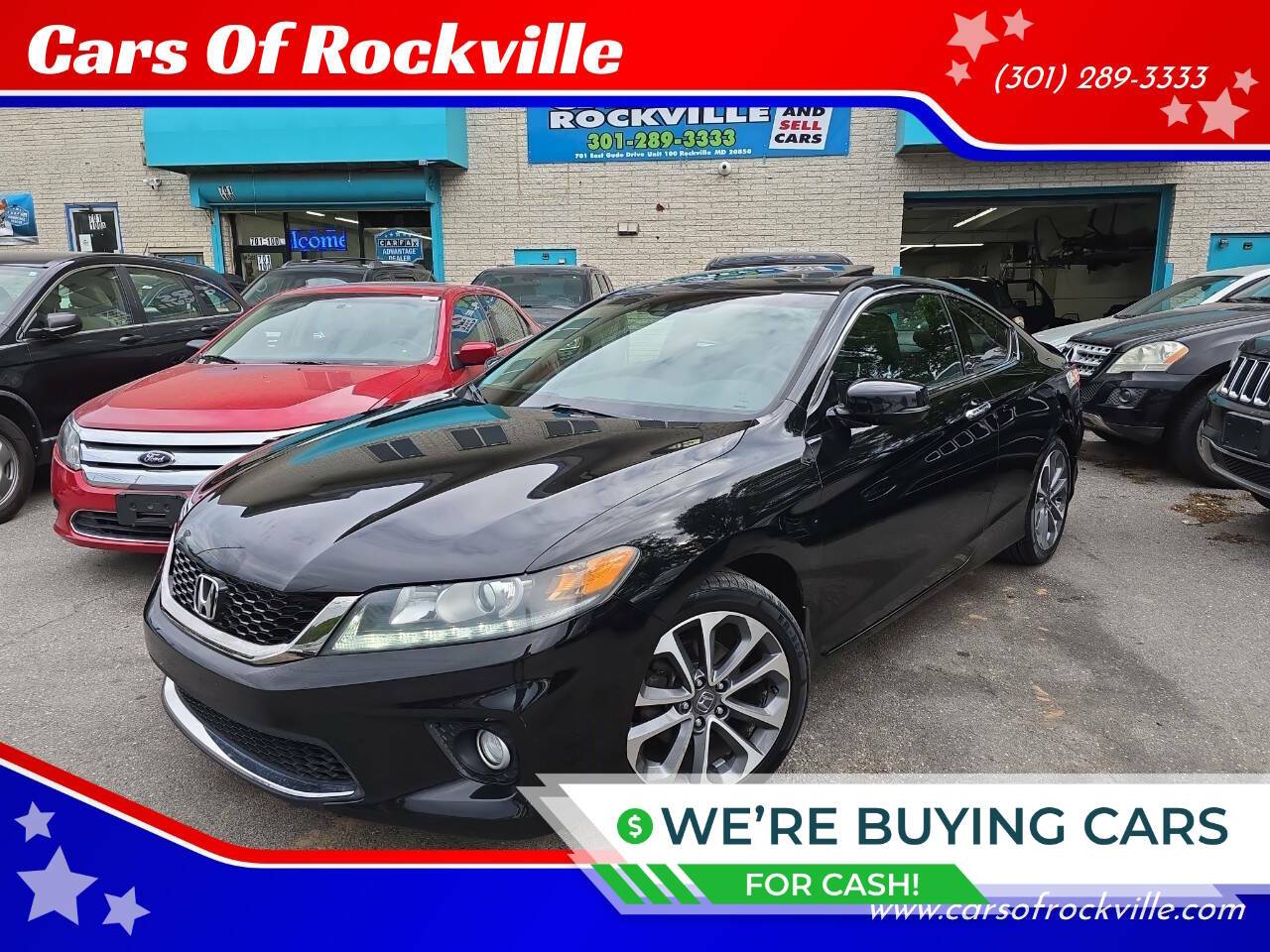2013 Honda Accord EX-L V6 — Coupe — 143,034 mi — Rockville, MD