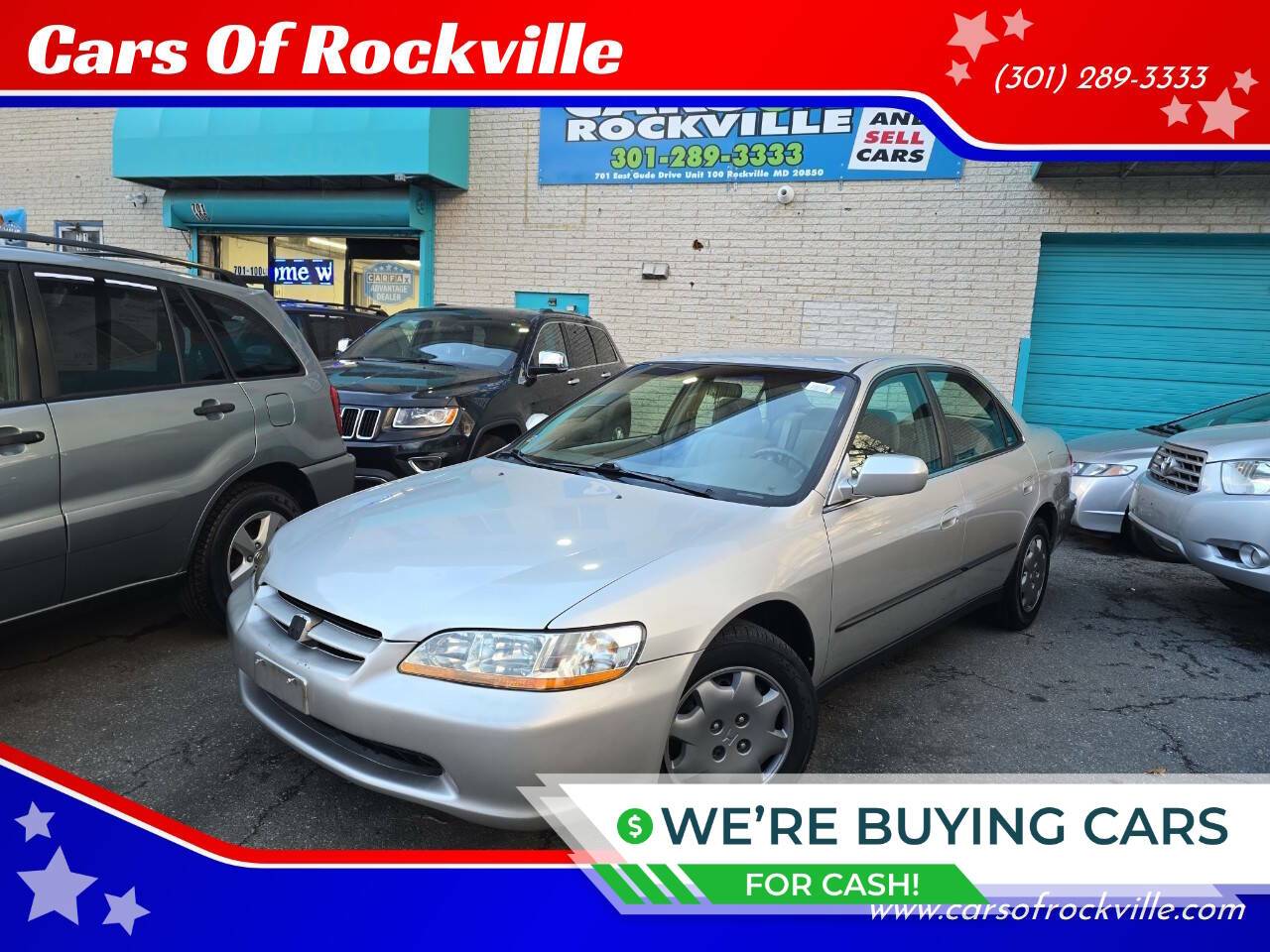 1999 Honda Accord LX — Sedan — 77,326 mi — Rockville, MD