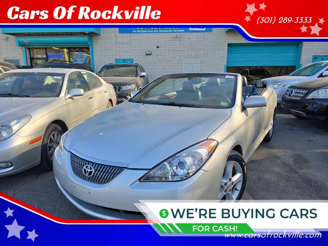 2006 Toyota Camry Solara SLE V6 — Convertible — 157,207 mi — Rockville, MD