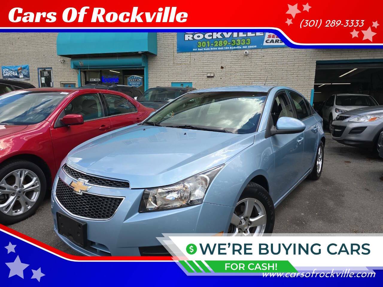 2011 Chevrolet Cruze 1LT — Sedan — 92,673 mi — Rockville, MD