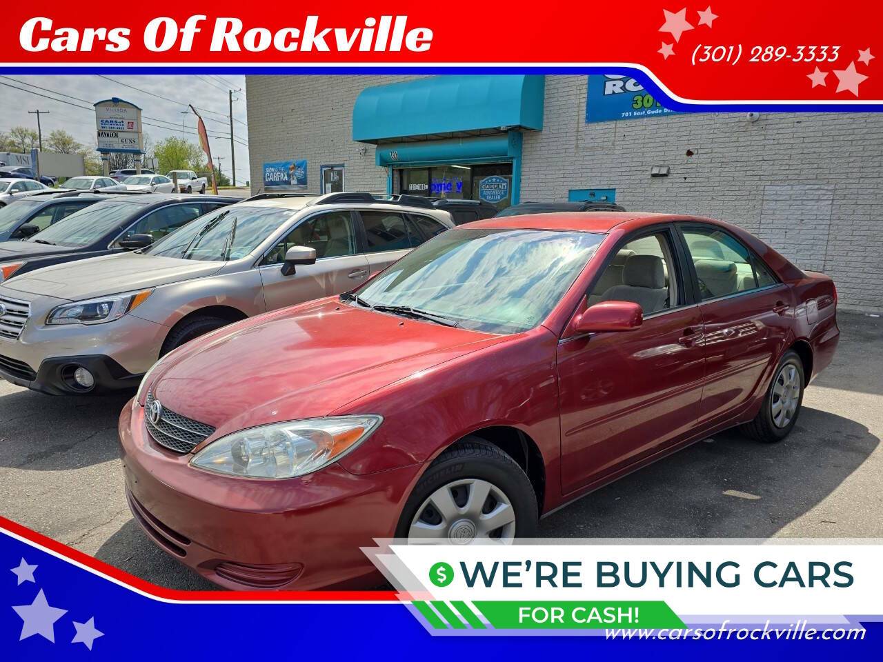 2003 Toyota Camry LE — Sedan — 132,641 mi — Rockville, MD