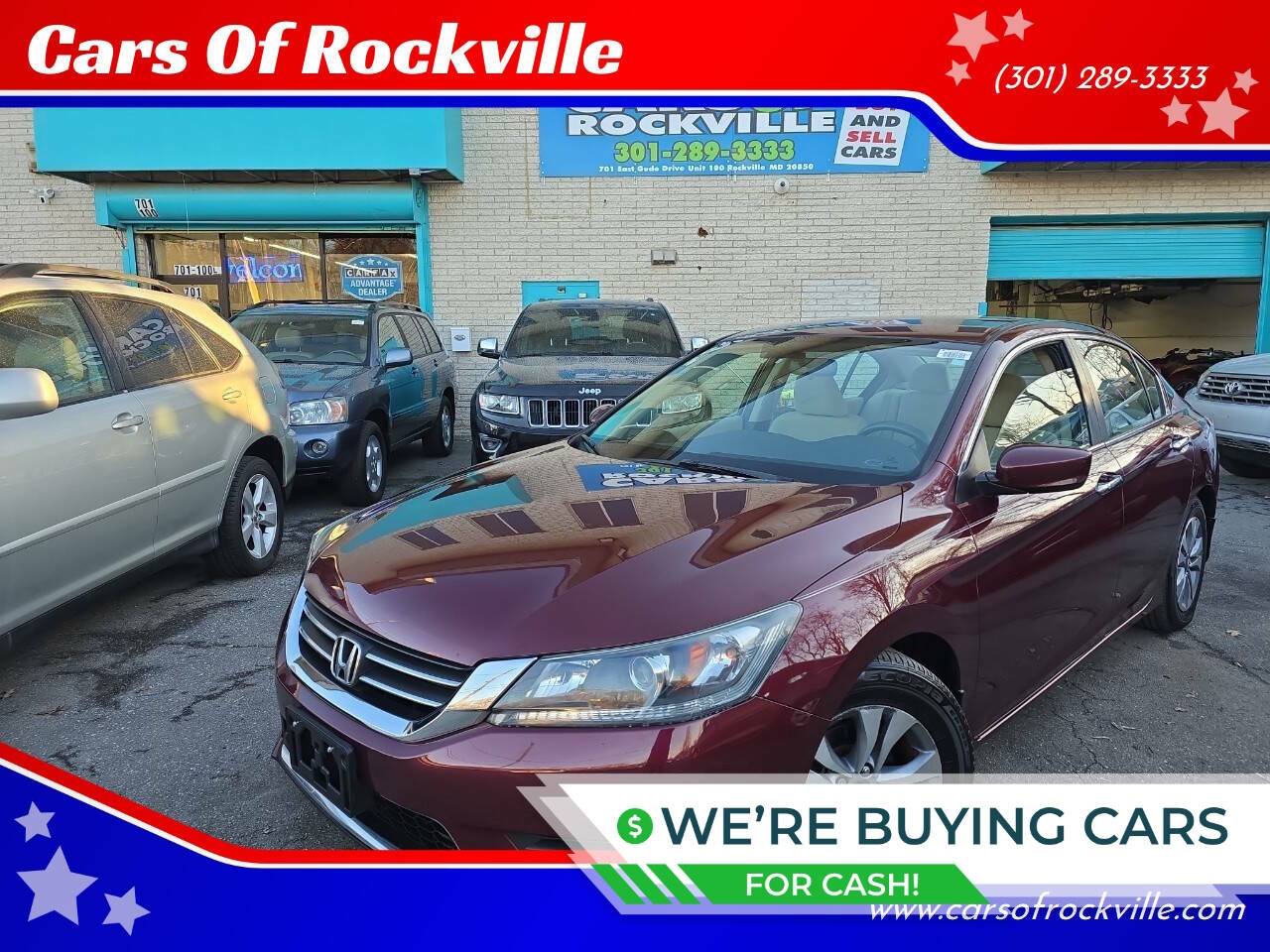 2013 Honda Accord LX — Sedan — 111,428 mi — Rockville, MD