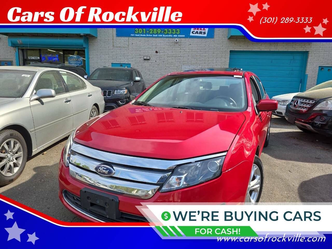 2012 Ford Fusion SE — Sedan — 46,558 mi — Rockville, MD