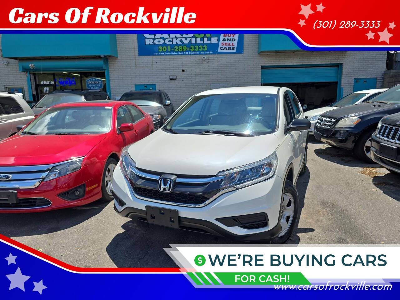 2016 Honda CR-V LX — SUV — 140,762 mi — Rockville, MD