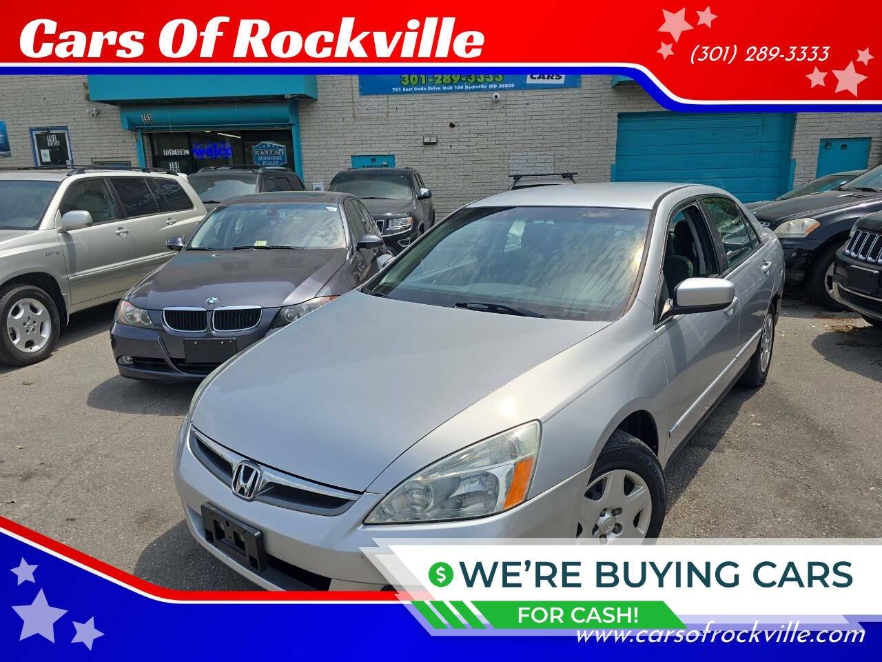 2006 Honda Accord LX — Sedan — 142,491 mi — Rockville, MD