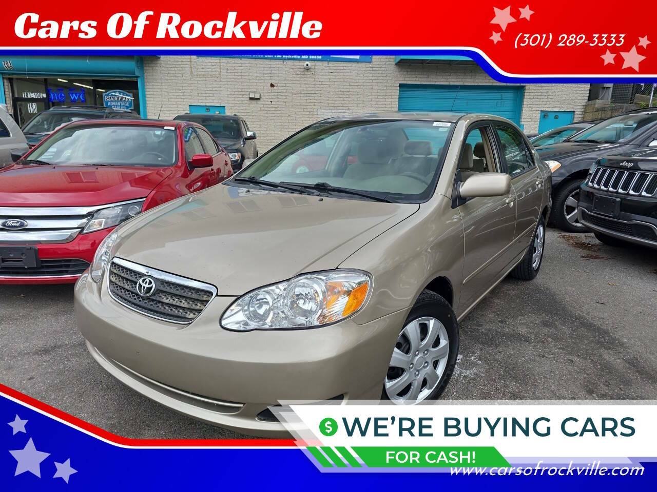 2007 Toyota Corolla LE — Sedan — 110,061 mi — Rockville, MD