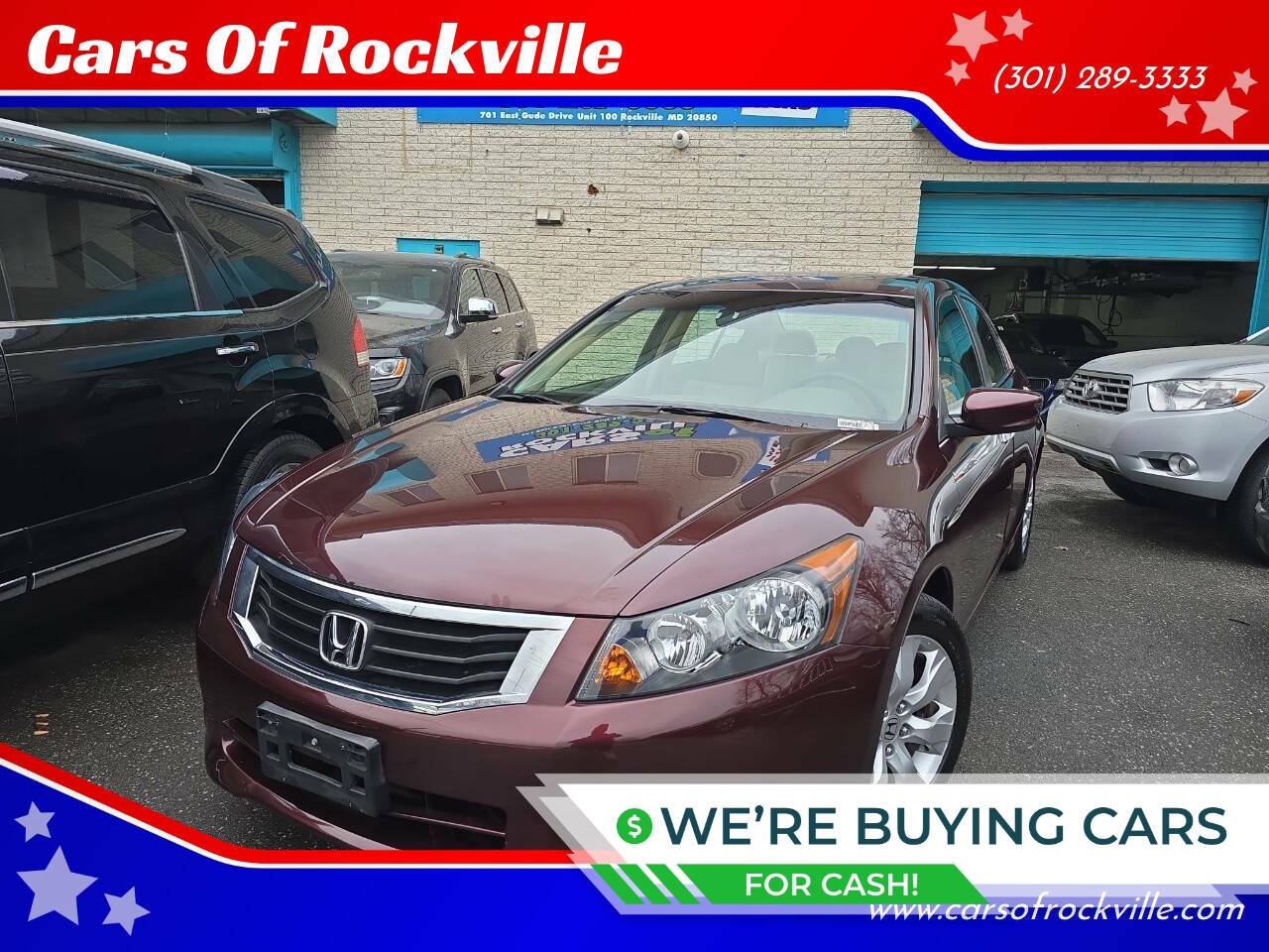 2010 Honda Accord EX-L V6 — Sedan — 103,778 mi — Rockville, MD