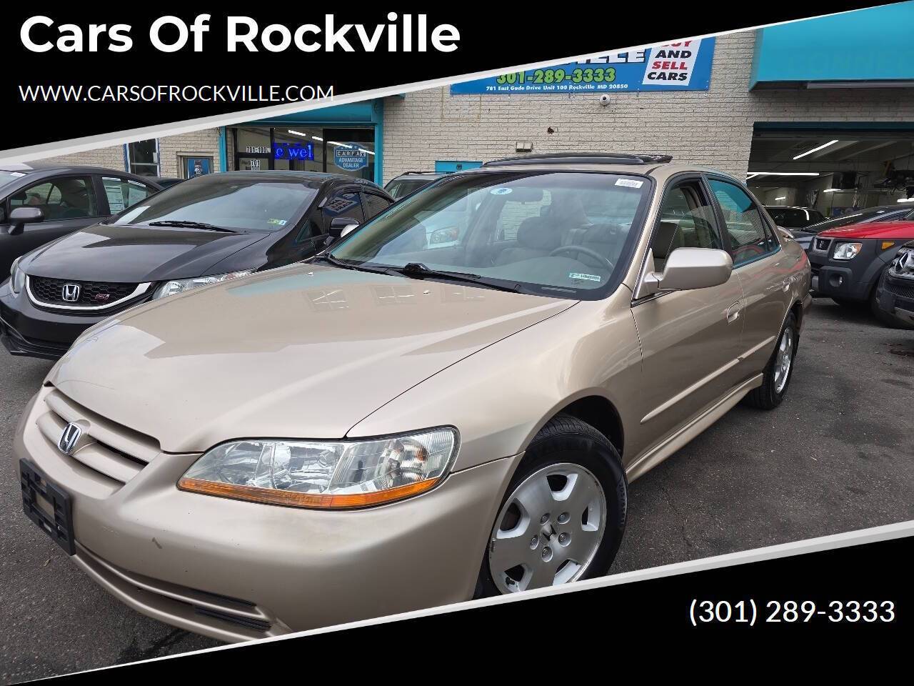 2002 Honda Accord EX V6 — Sedan — 86,906 mi — Rockville, MD