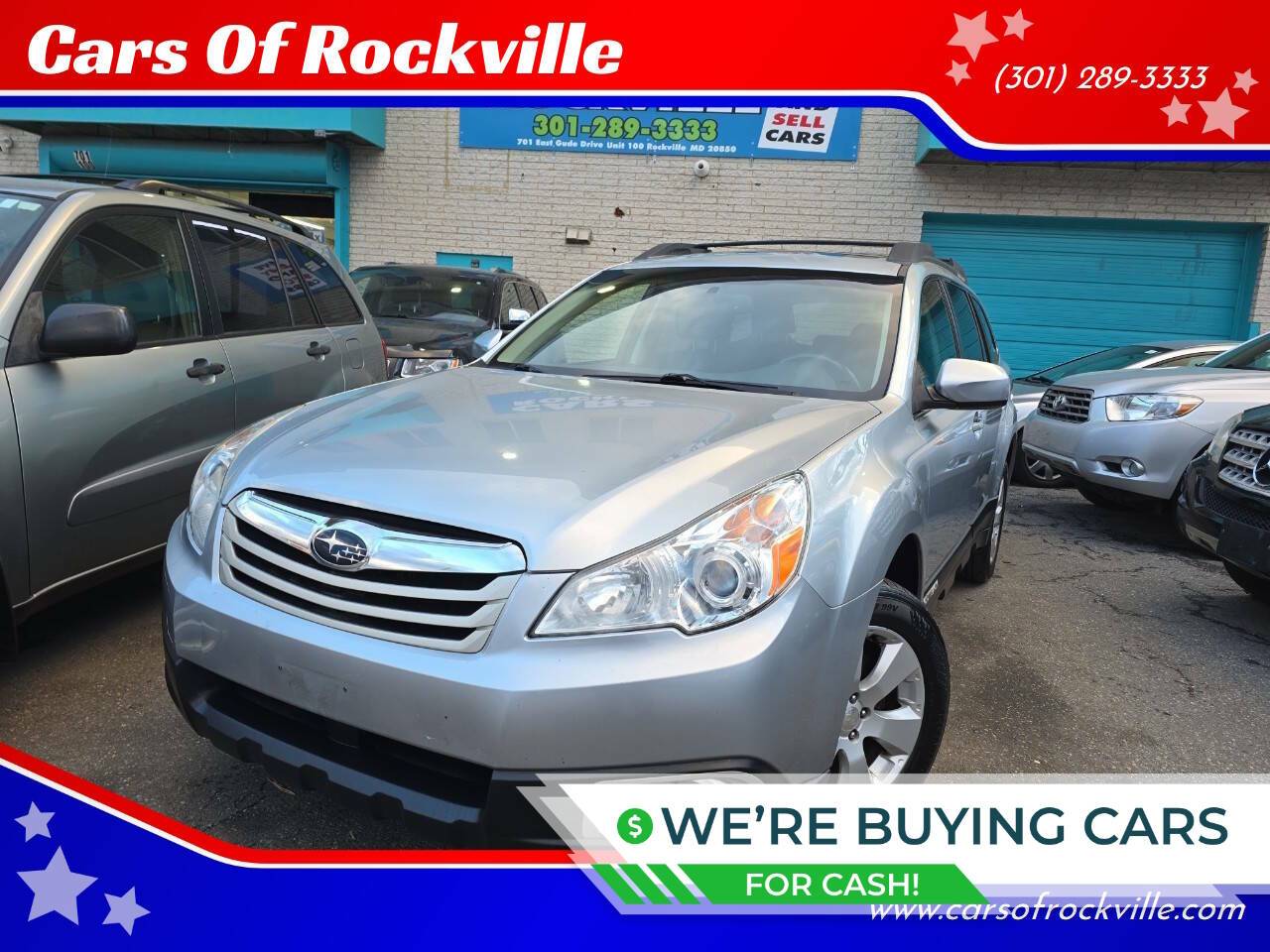 2012 Subaru Outback 2.5i Premium — SUV — 115,659 mi — Rockville, MD