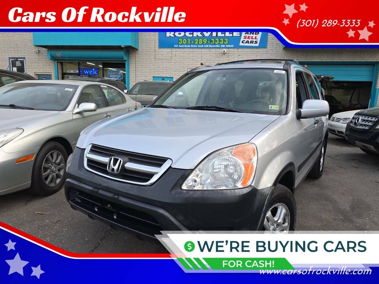 2002 Honda CR-V EX — SUV — 172,820 mi — Rockville, MD