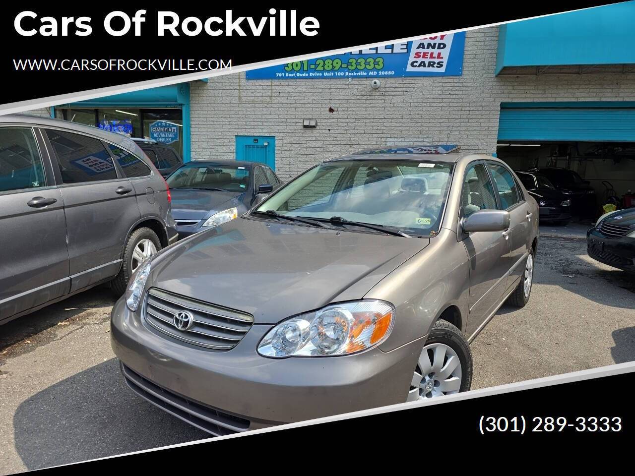 2003 Toyota Corolla LE — Sedan — 138,120 mi — Rockville, MD