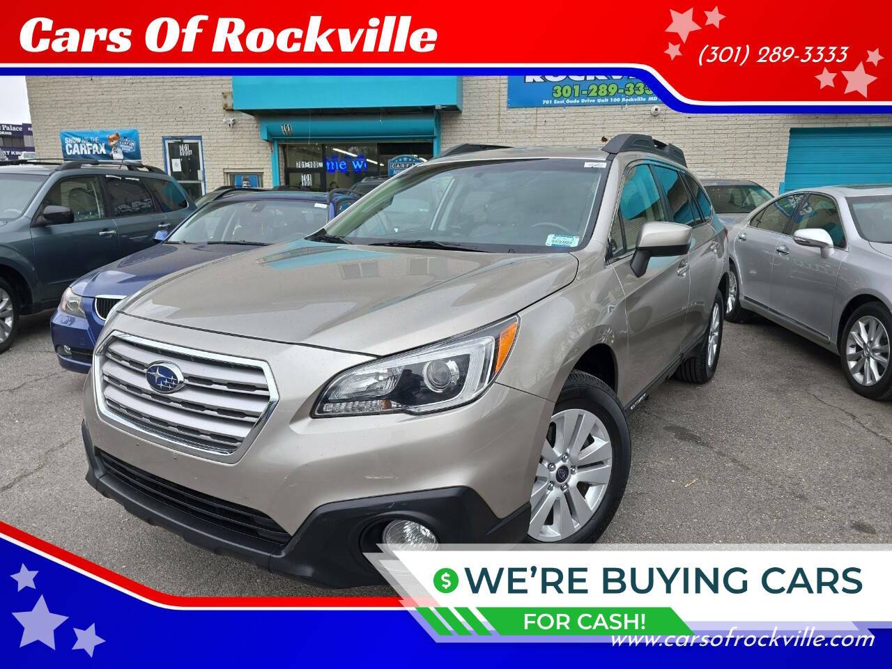 2017 Subaru Outback 2.5i Premium — SUV — 139,447 mi — Rockville, MD