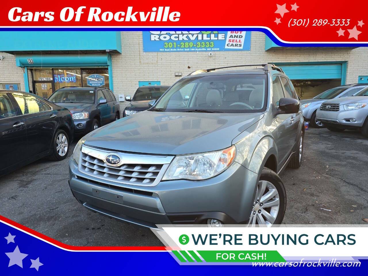 2011 Subaru Forester 2.5X Premium — SUV — 118,646 mi — Rockville, MD
