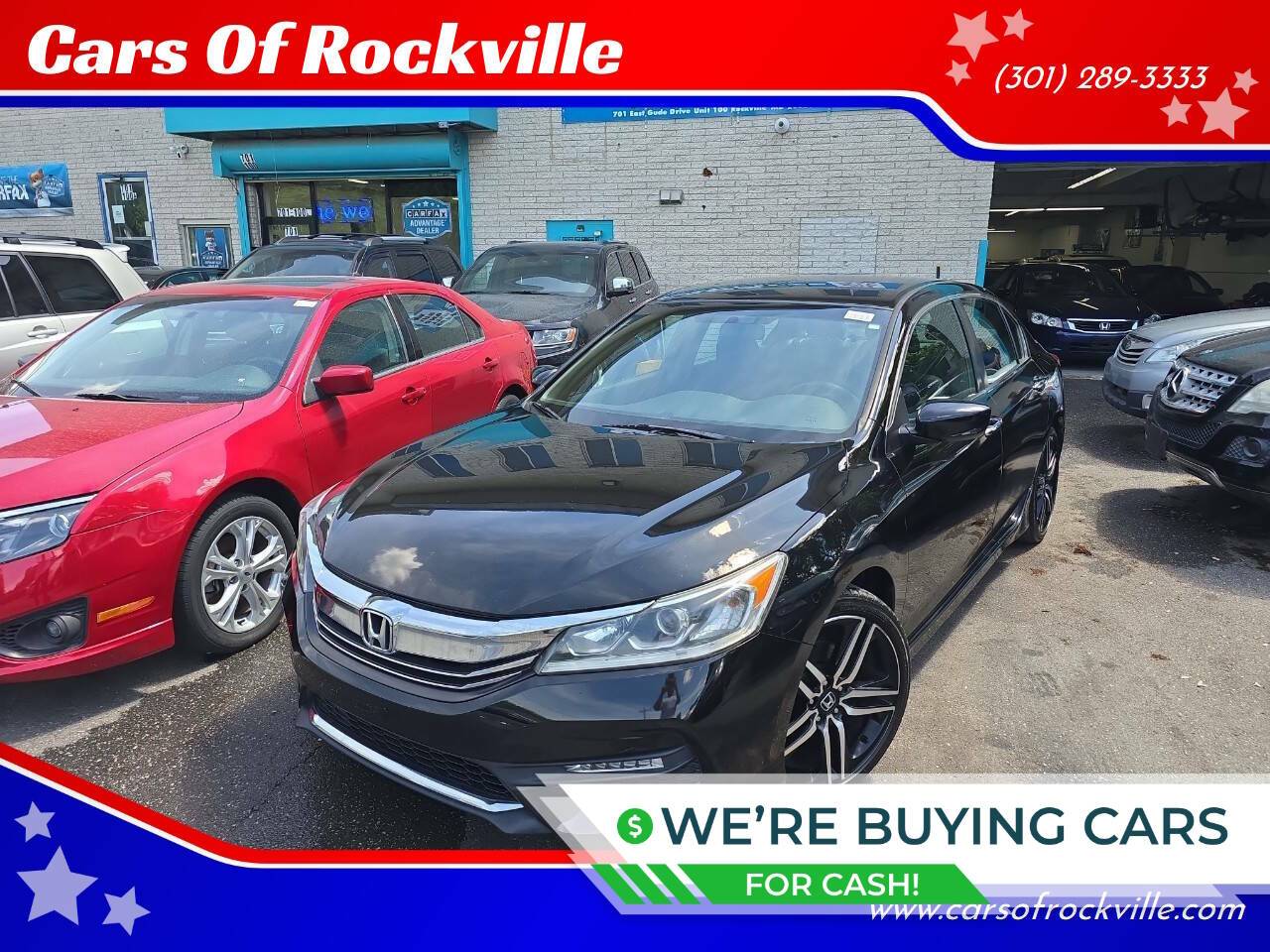2016 Honda Accord Sport — Sedan — 165,401 mi — Rockville, MD