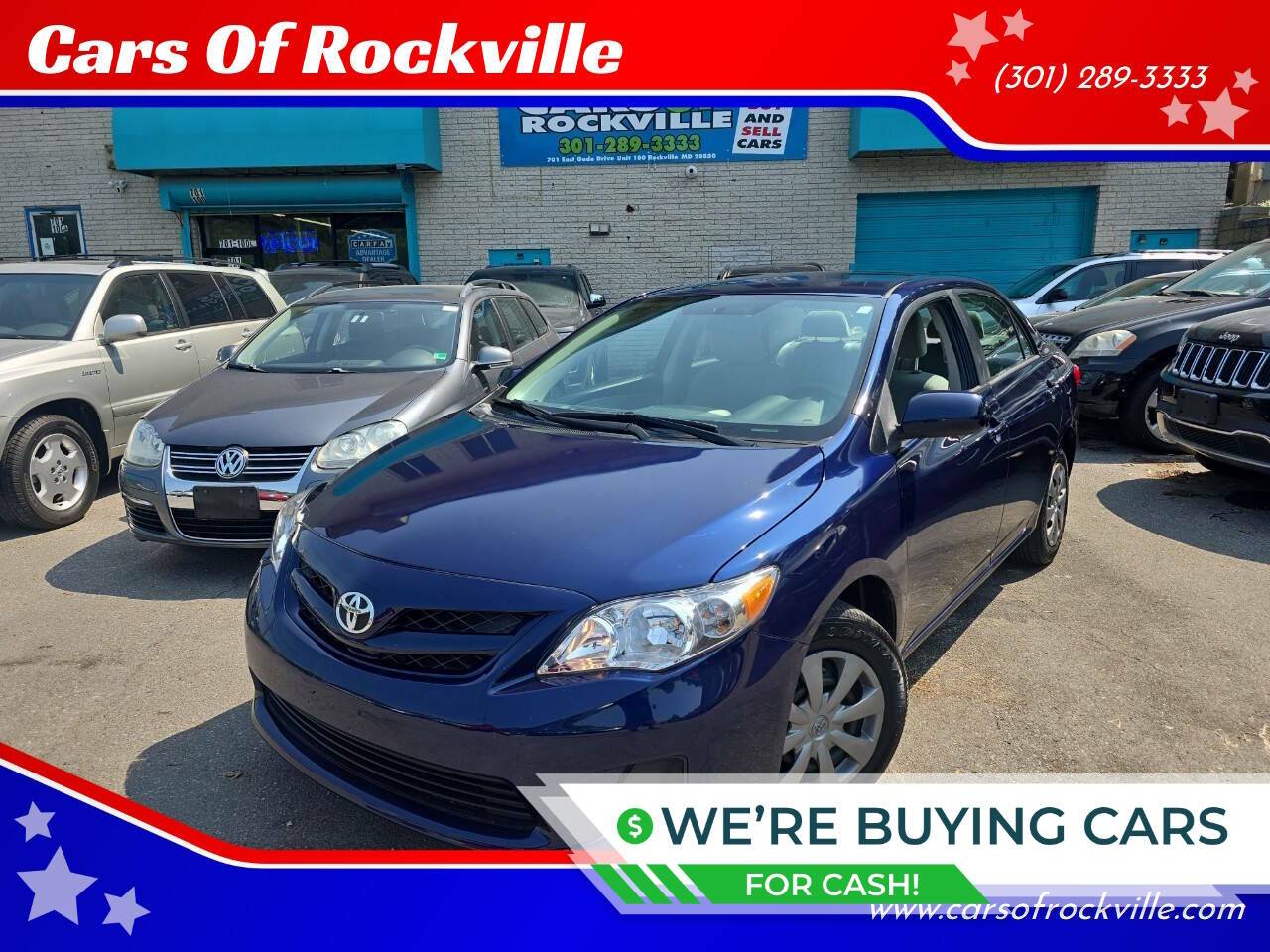 2011 Toyota Corolla L — Sedan — 158,587 mi — Rockville, MD