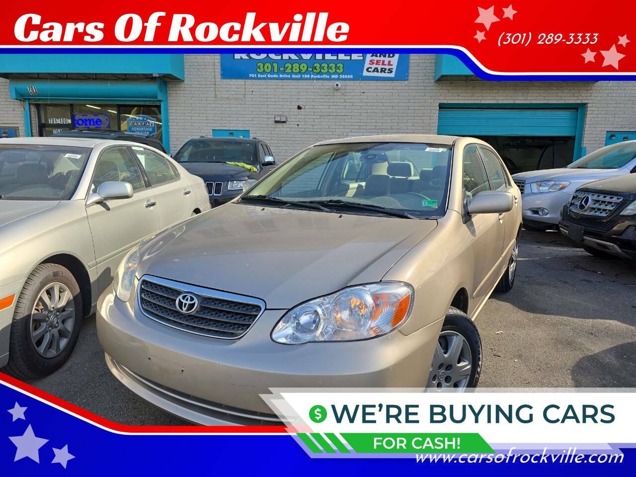 2005 Toyota Corolla LE — Sedan — 170,536 mi — Rockville, MD