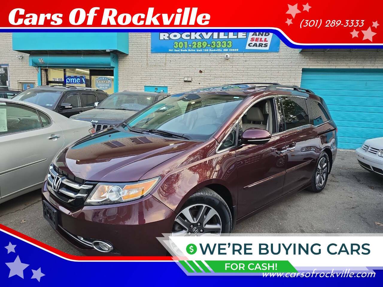 2014 Honda Odyssey Touring — Minivan — 79,029 mi — Rockville, MD