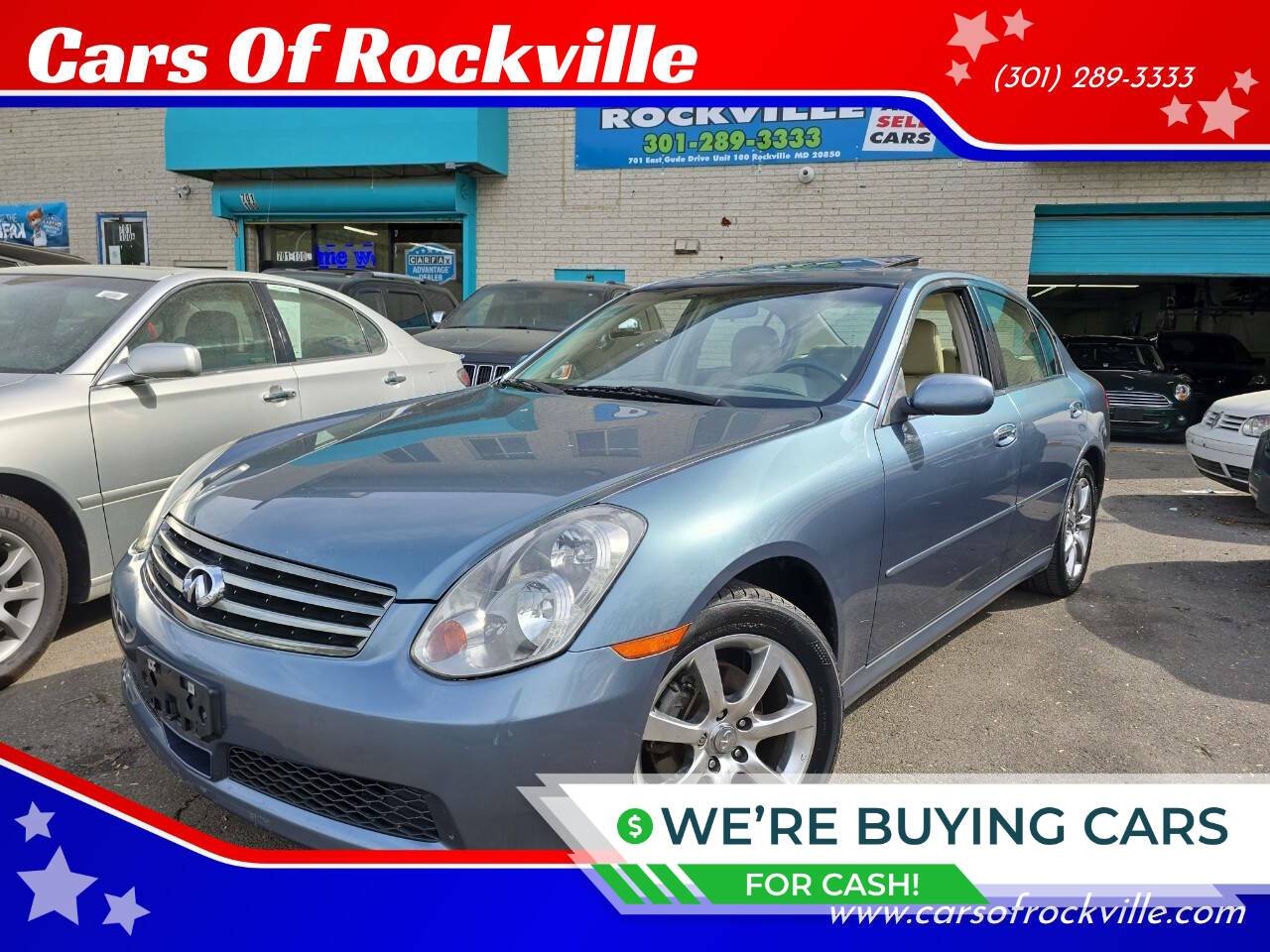 2005 INFINITI G G35x — Sedan — 159,803 mi — Rockville, MD