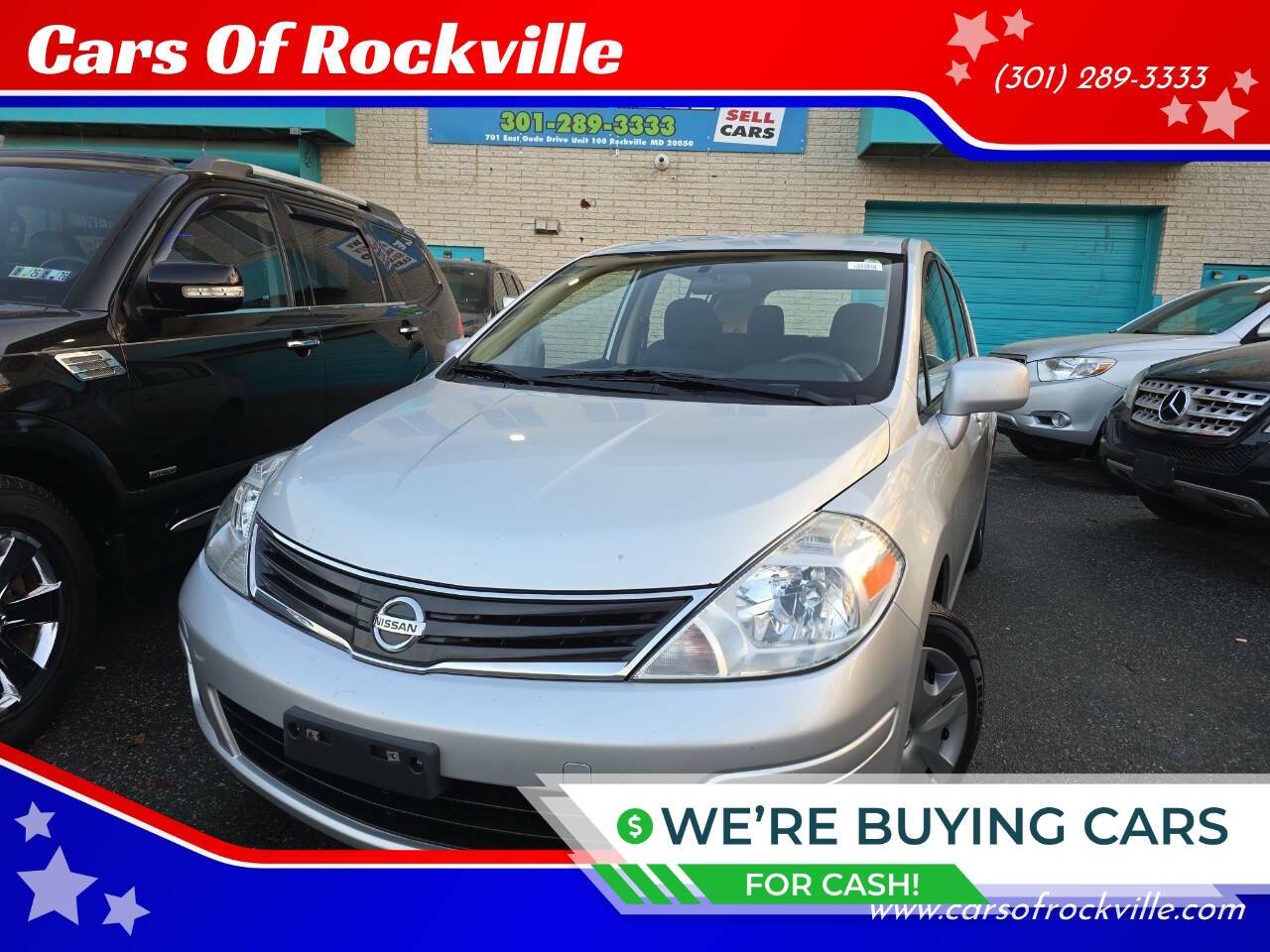 2011 Nissan Versa 1.8 S — Hatchback — 157,366 mi — Rockville, MD