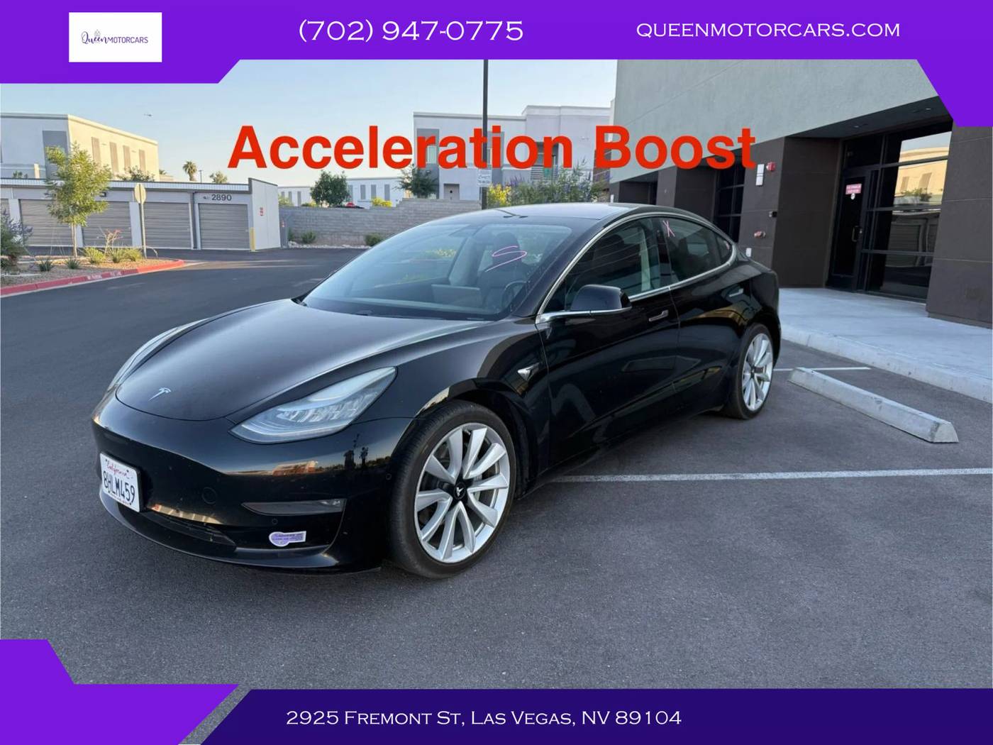 2018 Tesla Model 3 Long Range — Sedan — 100,198 mi — Las Vegas, NV