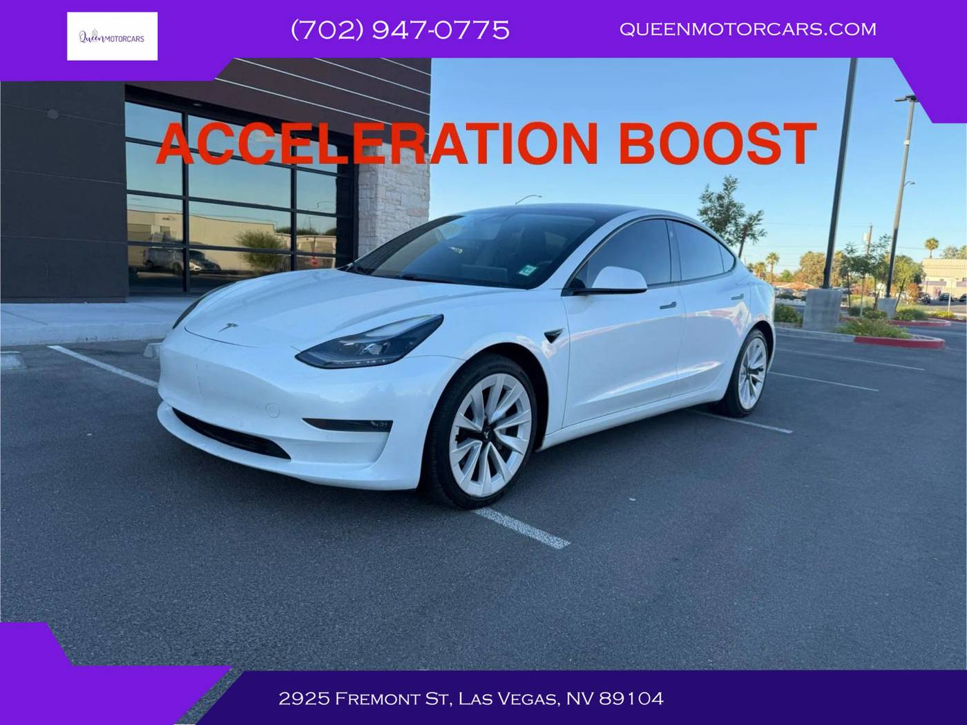 2021 Tesla Model 3 Long Range — Sedan — 59,970 mi — Las Vegas, NV