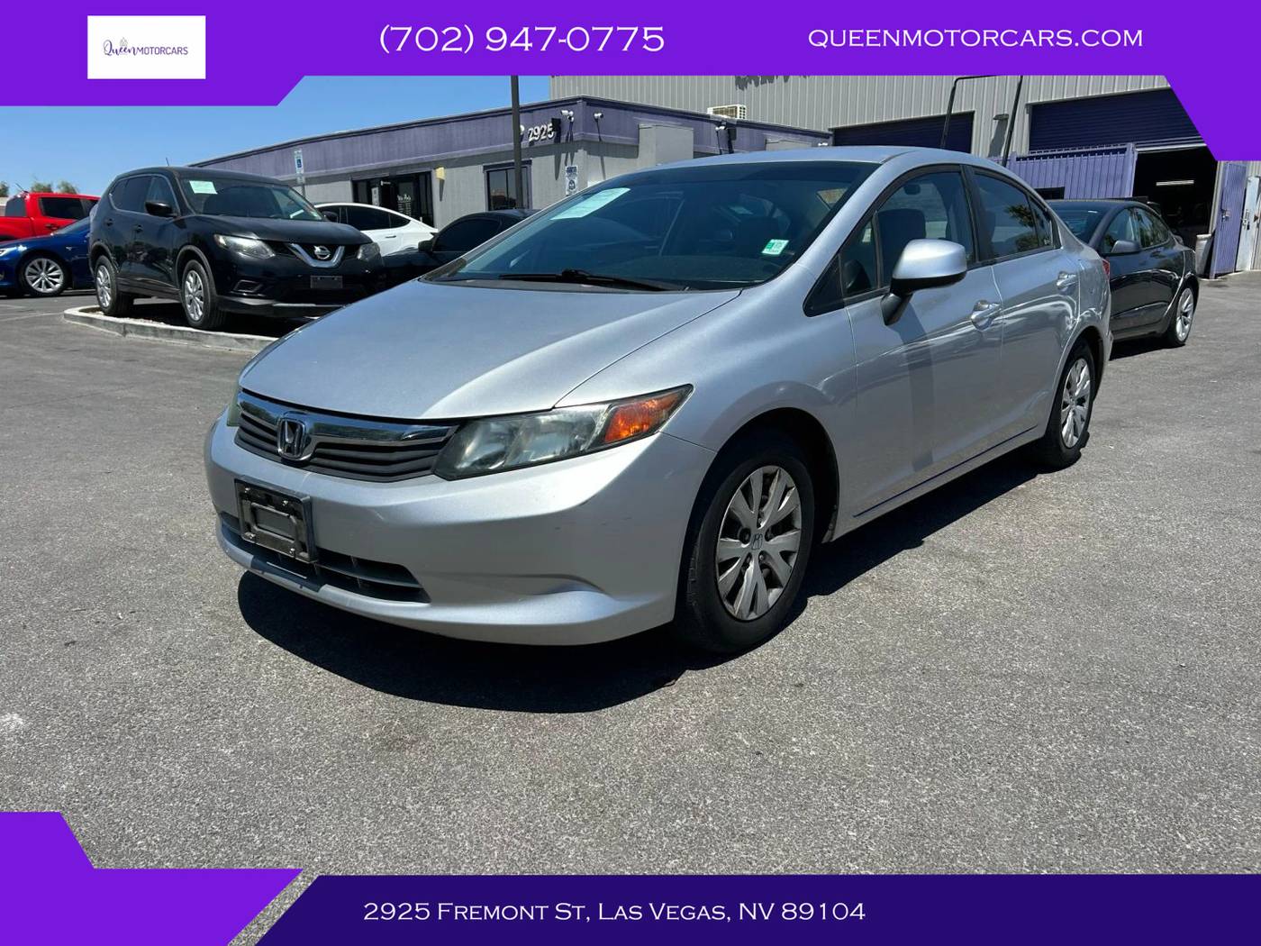 2012 Honda Civic LX — Sedan — 112,865 mi — Las Vegas, NV