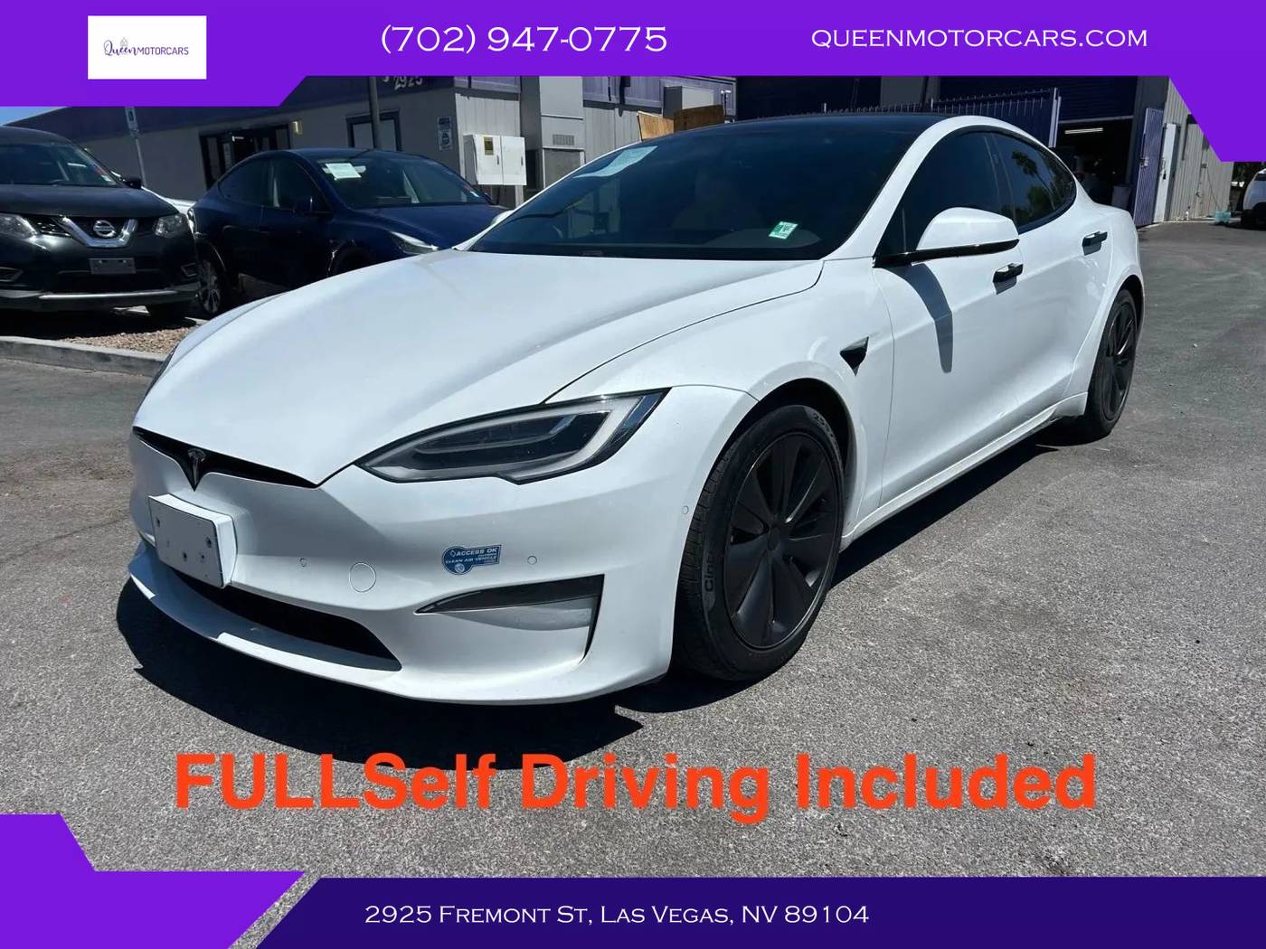 2021 Tesla Model S Long Range — Hatchback — 67,821 mi — Las Vegas, NV