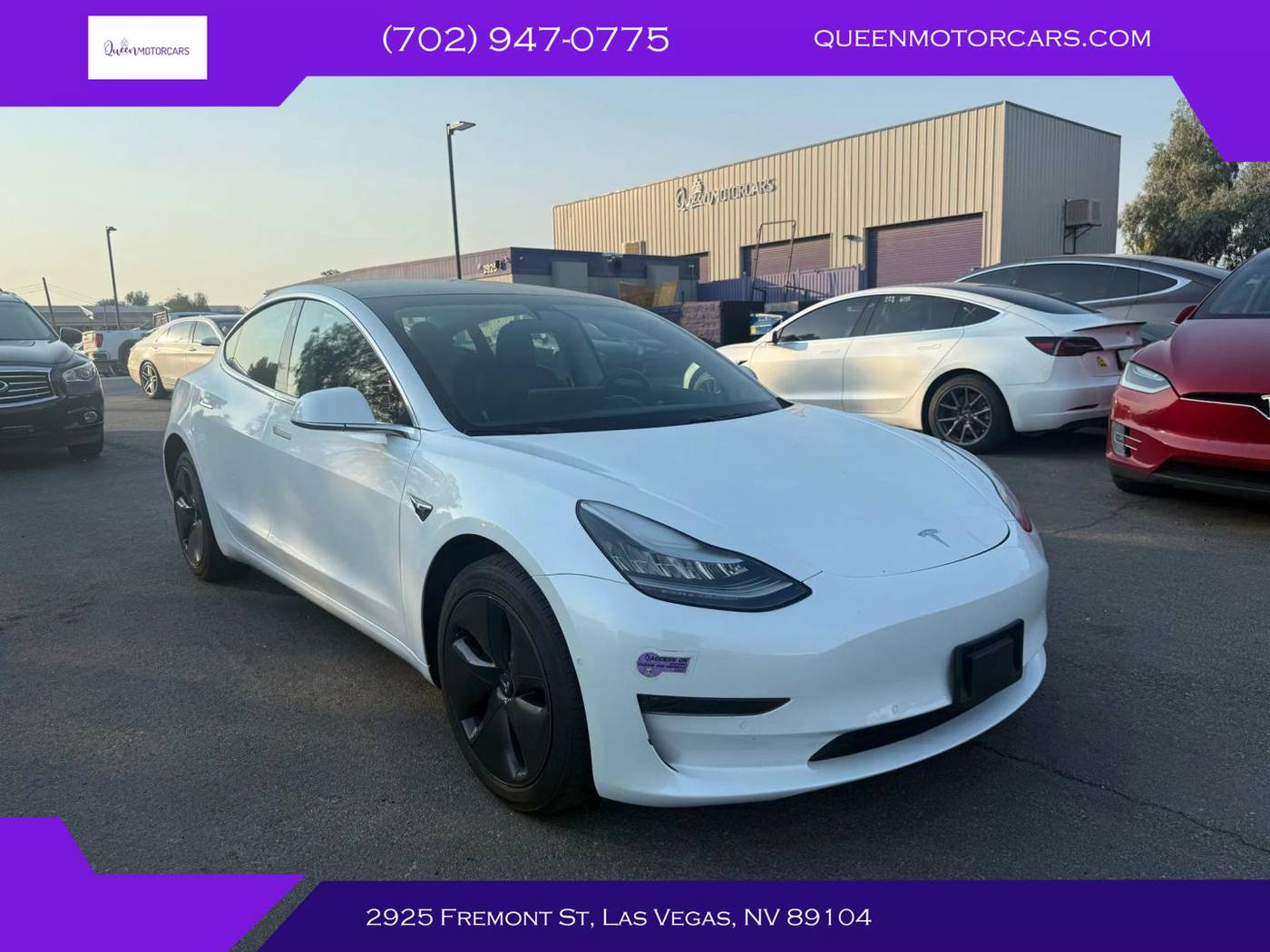 2019 Tesla Model 3 Standard Range Plus — Sedan — 62,087 mi — Las Vegas, NV