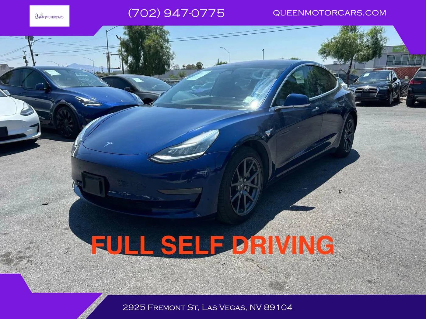 2018 Tesla Model 3 Long Range — Sedan — 64,941 mi — Las Vegas, NV