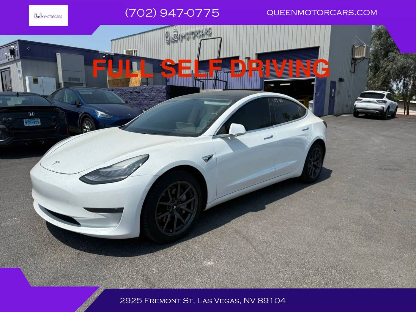 2019 Tesla Model 3 Long Range — Sedan — 76,500 mi — Las Vegas, NV