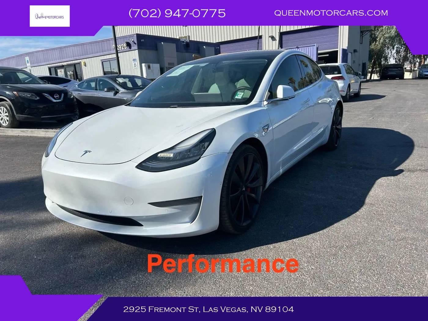 2020 Tesla Model 3 Performance — Sedan — 87,646 mi — Las Vegas, NV