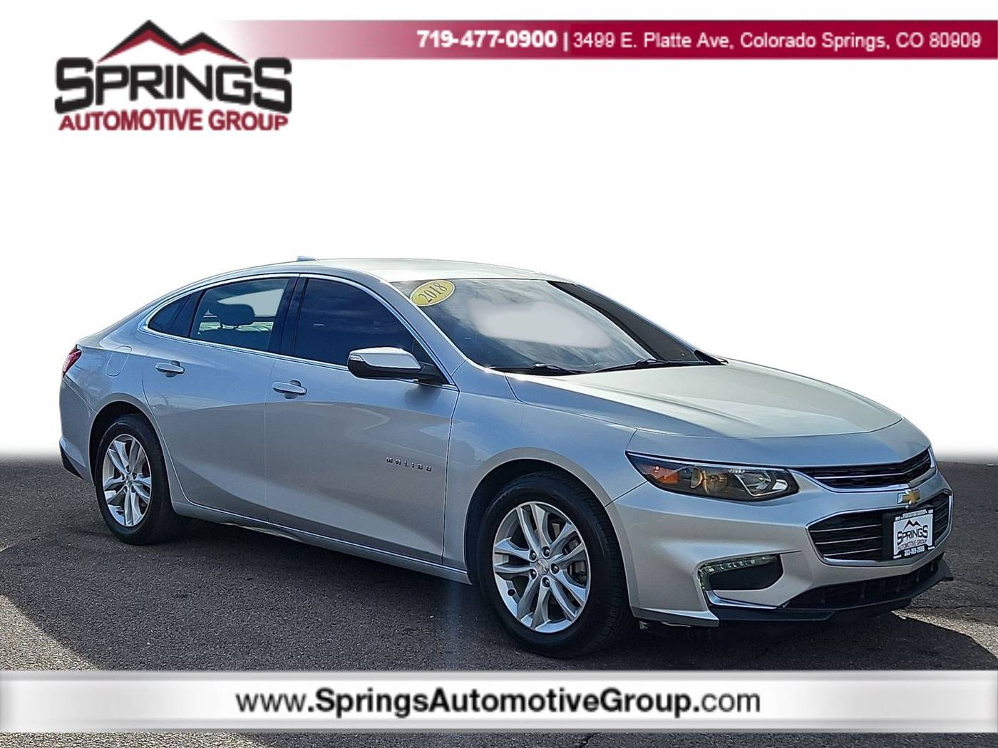 2018 Chevrolet Malibu LT — Sedan — 84,750 mi — Colorado Springs, CO