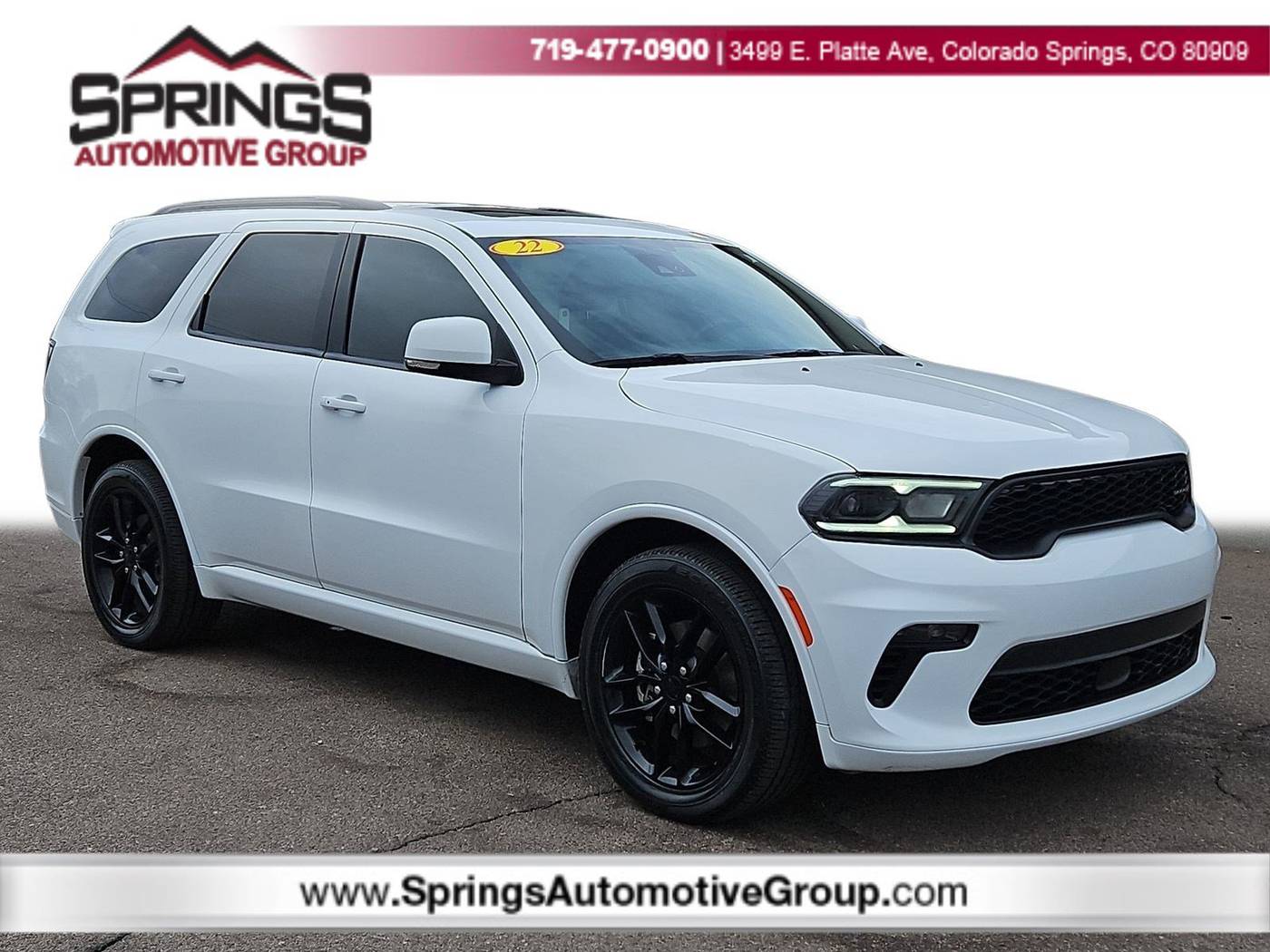 2022 Dodge Durango GT Plus — SUV — 27,162 mi — Colorado Springs, CO