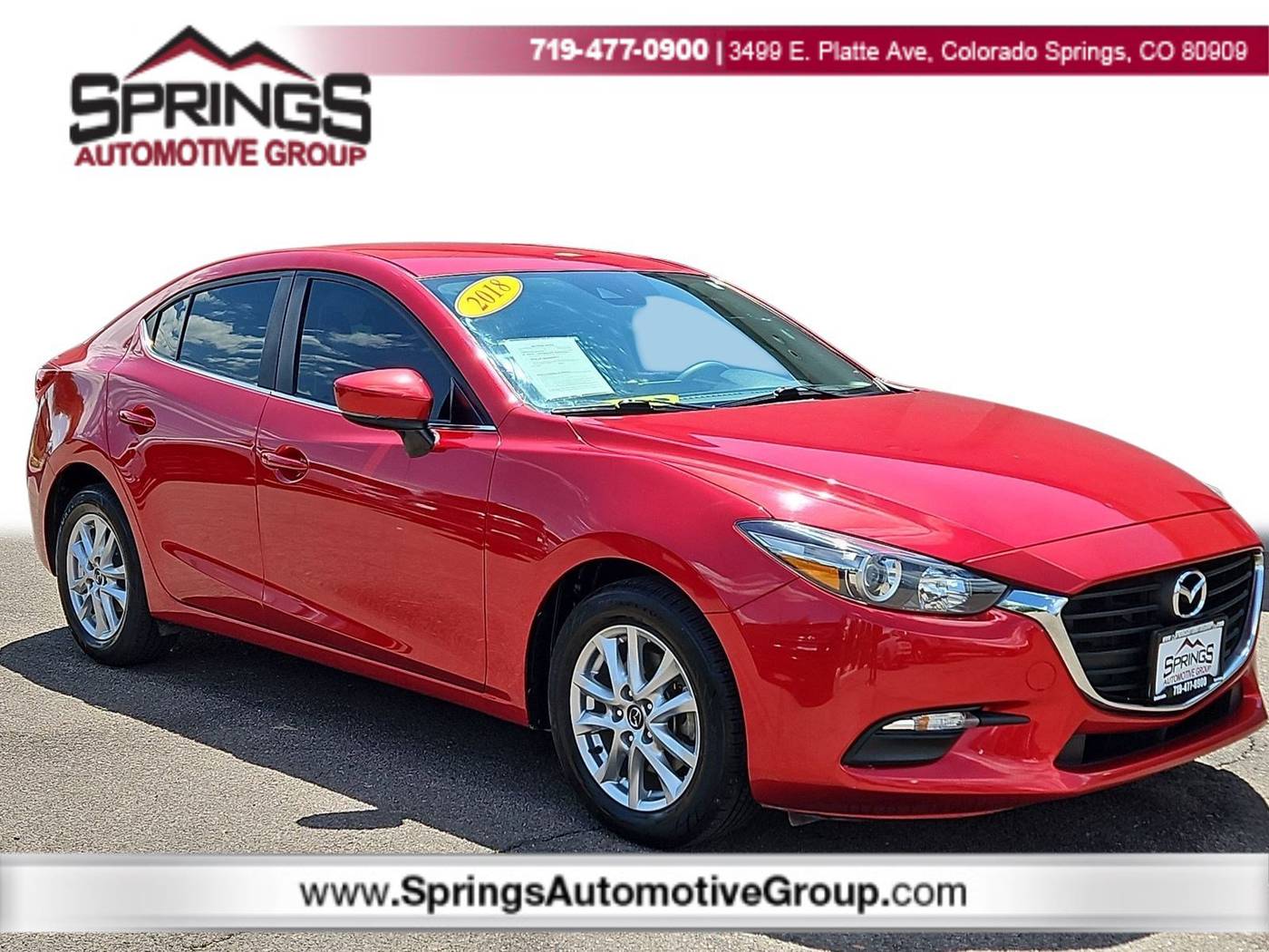 2018 Mazda Mazda3 Sport — Sedan — 72,168 mi — Colorado Springs, CO