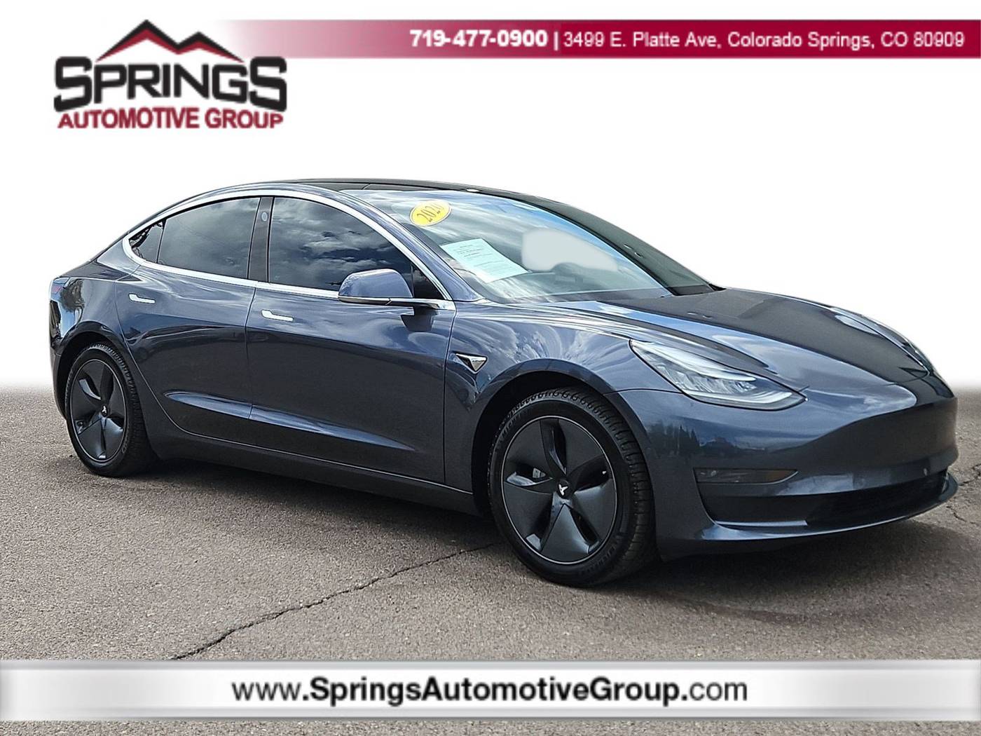 2020 Tesla Model 3 Standard Range — Sedan — 86,728 mi — Colorado Springs, CO