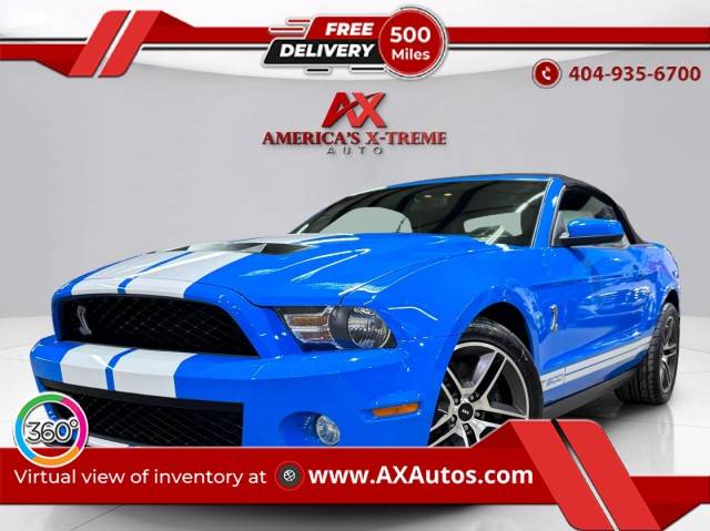 2010 Ford Mustang GT500 — Convertible — 55,227 mi — Atlanta, GA